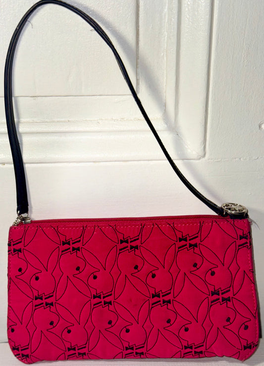 Sexy Red Playboy BunnyMakeup Bag with attached mirror